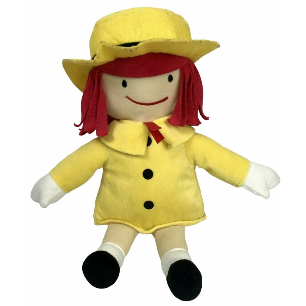 Madeline Plush Doll Stuffed Animal.  Yellow Outfit